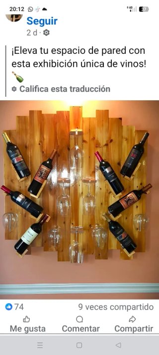 Botelleros de madera artesanales