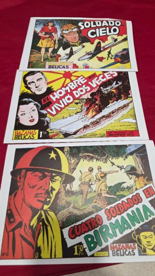 LOTE TEBEOS AZAÑAS BELICAS , COLECCIÓN COMPLETA