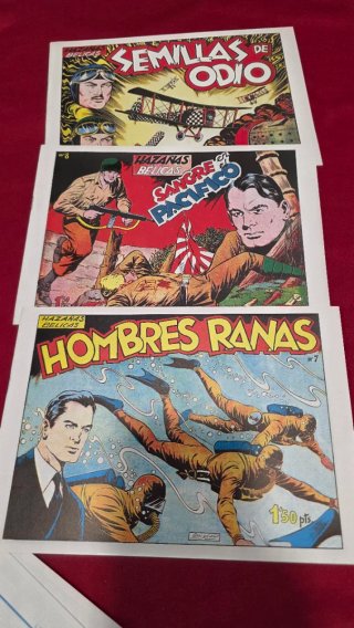 LOTE TEBEOS AZAÑAS BELICAS , COLECCIÓN COMPLETA