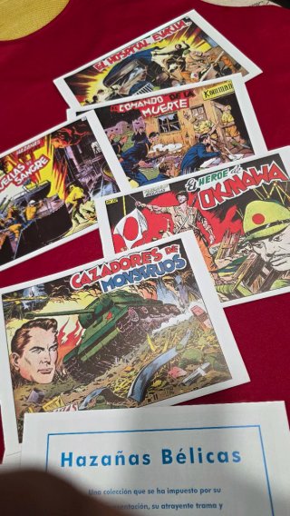 LOTE TEBEOS AZAÑAS BELICAS , COLECCIÓN COMPLETA