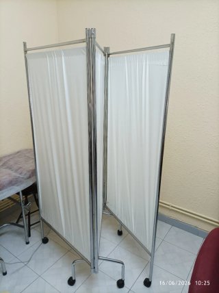 Biombo de consulta médica