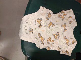 Body bebé Simba Disney manga corta