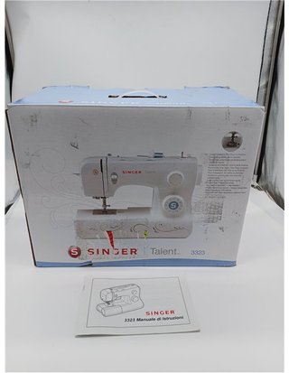 Singer Maquina De Coser Mecanica Talent 3323-30 Puntadas Utilitarias - Puntadas Ojal Totalmente Automático de un Paso - Zig-Zag Ha