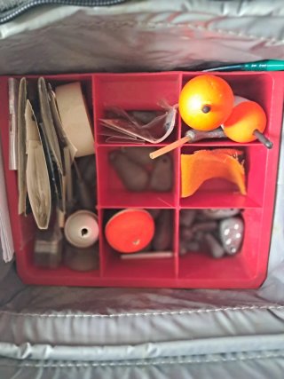 Bolsa Geologic pesca + accesorio,plomos,lineas...