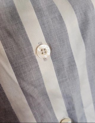Camisa Burberry Rayas Gris Talla 42