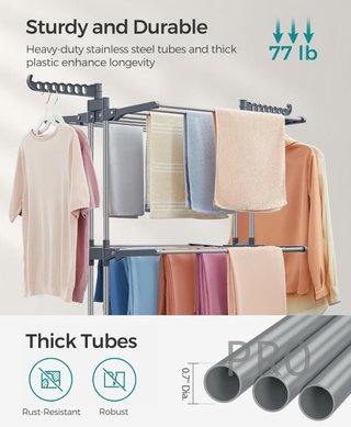 Tendedero plegable de 4 niveles
