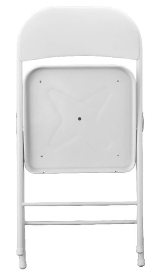 Sillas Plegable Premium Acolchada Blanca