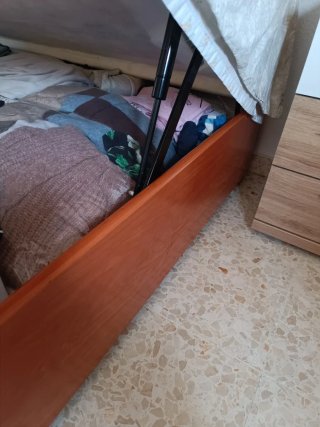 Colchón y canapé 135 cm