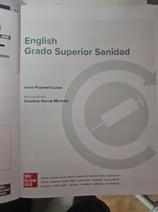 English, Grado Superior Sanidad, CFGS Sanidad