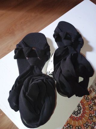 Sandalias Mango Negras T39