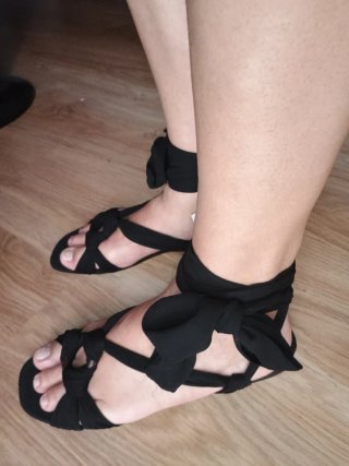 Sandalias Mango Negras T39