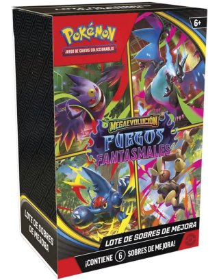 Lote de Sobres Pokémon Megaevolución Fuegos Fantas