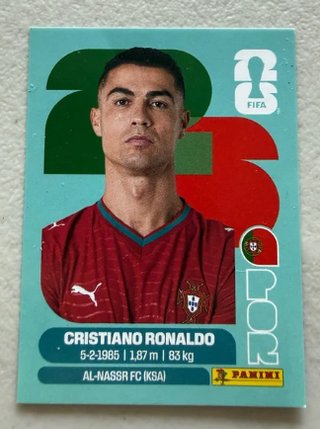 Cromo Cristiano Ronaldo Portugal Mundial 2026