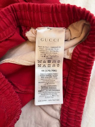 Bermudas Gucci Rojas Talla 44 (IT)