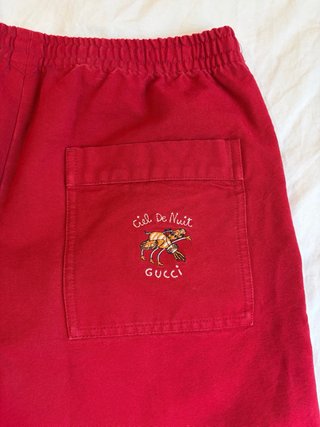 Bermudas Gucci Rojas Talla 44 (IT)