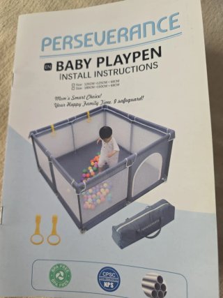 Parque infantil Perseverance Baby Playpen