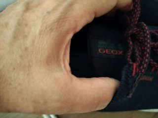 Scarpe uomo blu e rosse