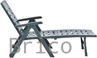 Tumbona Plegable Smeraldo con Ruedas Verde