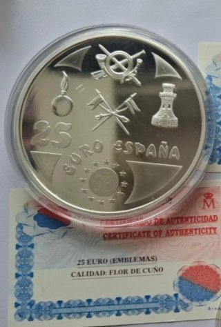 3 Monedas Plata925  Homenaje Ejército 1998