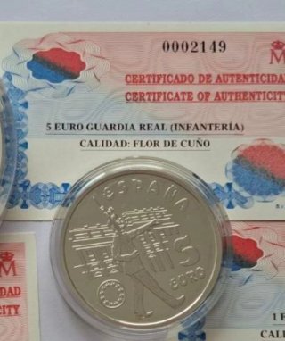 3 Monedas Plata925  Homenaje Ejército 1998