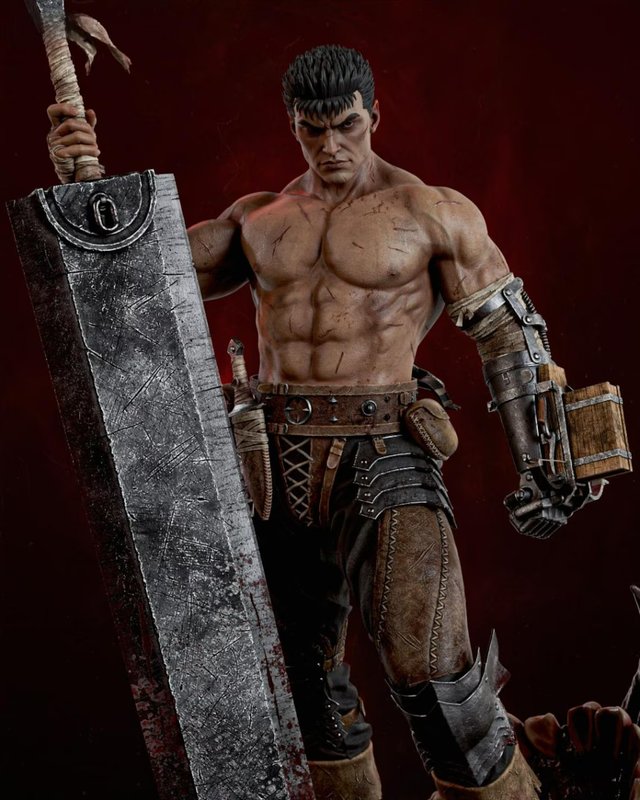 Figura Guts Berserk Resina Alta Calidad
