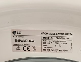 Máquina de Lavar LG 9kg Direct Drive ThinQ