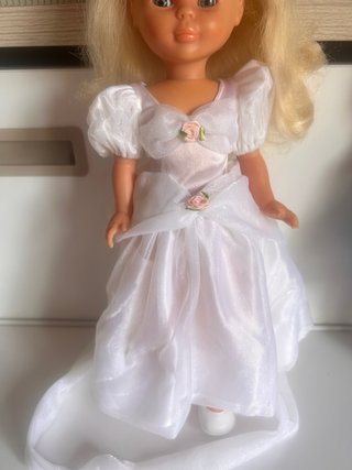 Muñeca Nancy Cenicienta Vestido Blanco