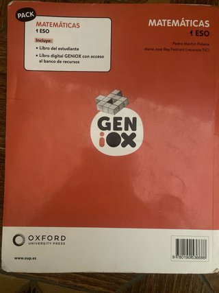Matemáticas 1 ESO : Geniox