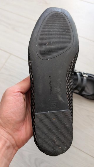 Bailarinas Bershka, Negras, Talla 39