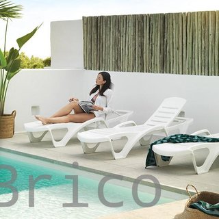 Tumbona Monoblock - Blanco