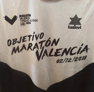 Camiseta Maratón Valencia 2018 Luanvi