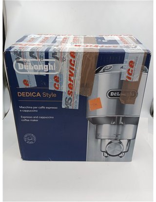 De'Longhi Dedica - Cafetera de Bomba de Acero Inoxidable para Café Molido o Monodosis - Cafetera para Espresso y Cappuccino - Depó