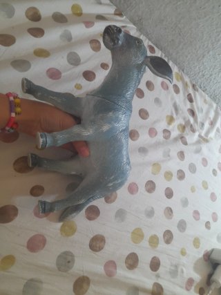 Juguete burro azul