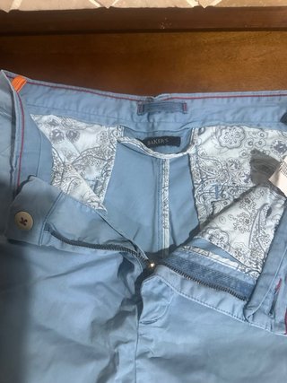 Pantaloni corti azzurro chiaro