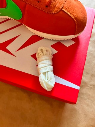 Nike Cortez Naranja y Verde Zapatillas