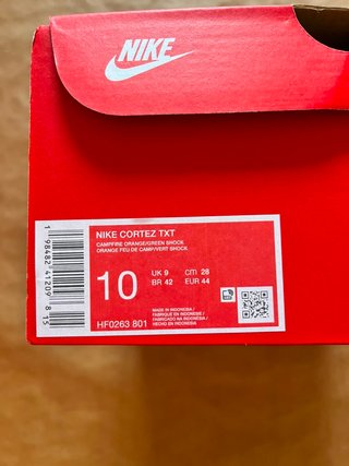 Nike Cortez Naranja y Verde Zapatillas
