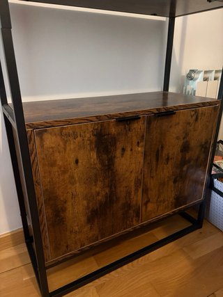 Estantería Metálica Madera 4 Niveles
