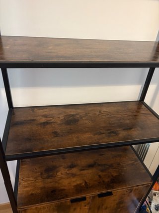 Estantería Metálica Madera 4 Niveles