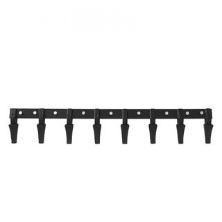 Barra de Dientes para Cubo, 66'', Barra de Cubo de Tractor de Alta Resistencia con 8 Dientes para Tractor Cargador Skidsteer, Capacidad de Carga de 4560 lbs Diseño Atornillado, para Excavación Efi...