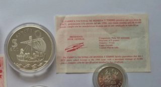 Estuche 3 Monedas ECU España