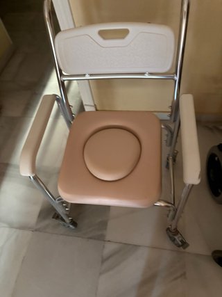 Silla inodoro con ruedas