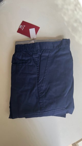 Pantalón de trabajo azul y amarillo