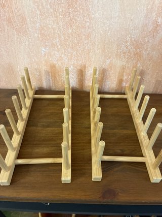 Soportes para platos de madera Ikea