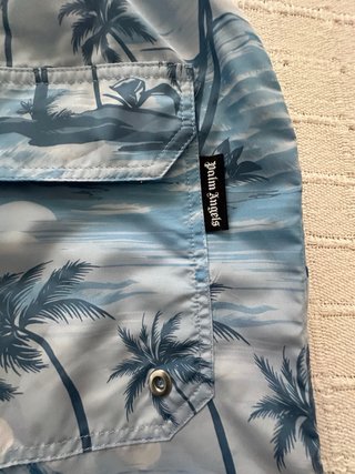Bañador Palm Angels Azul totalmente original nuevo