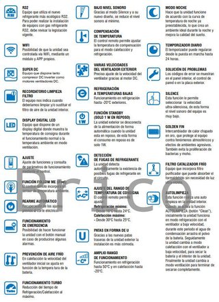 Aire Acondicionado Inverter Calefacción Wifi 6046 frigorías