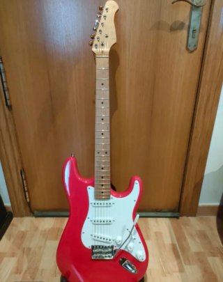 Harley Benton ST-62 Dakota Red Guitarra Eléctrica