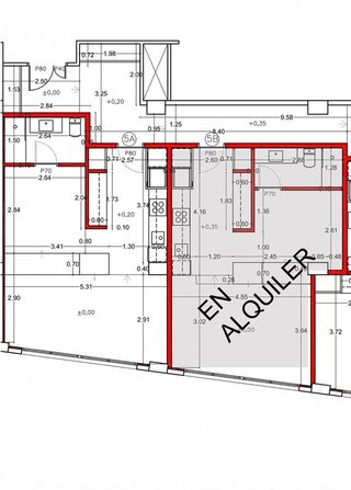 Estudio en alquiler en El Parc i la Llacuna del Poblenou en Barcelona