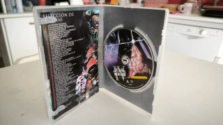 Trilogía Star Wars DVD Masterizada estuche dorado