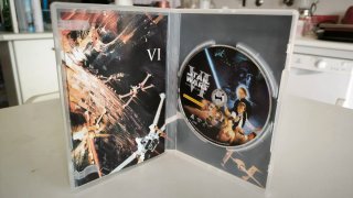 Trilogía Star Wars DVD Masterizada estuche dorado