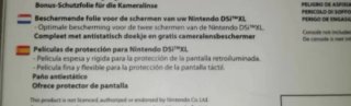 Nuevo. Protector Pantalla DSi XL
